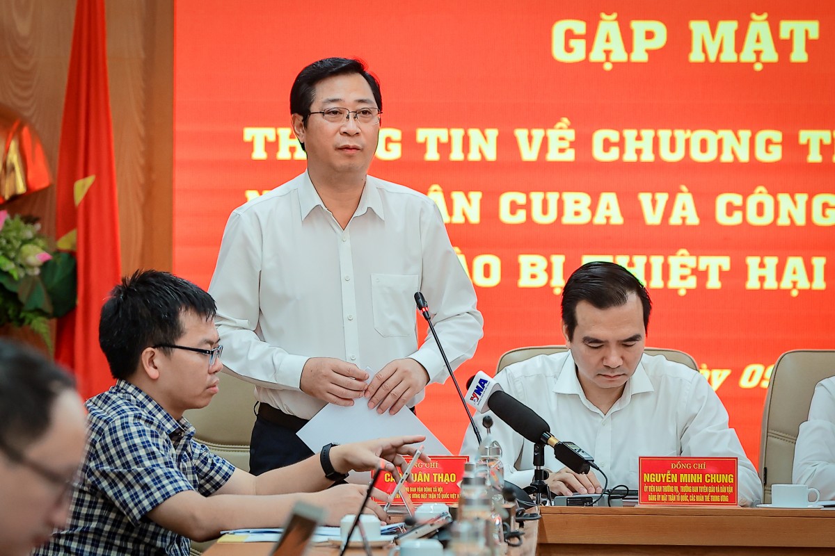 Tiếp nhận gần 800 tỷ đồng hỗ trợ nhân dân các tỉnh, thành phố khắc phục hậu quả bão lũ