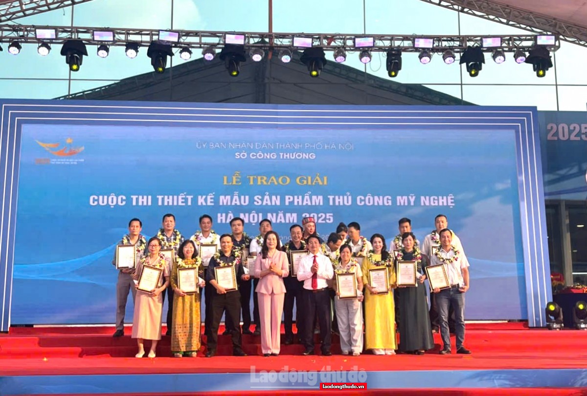 Hà Nội: Vinh danh 90 sản phẩm thủ công mỹ nghệ xuất sắc năm 2025