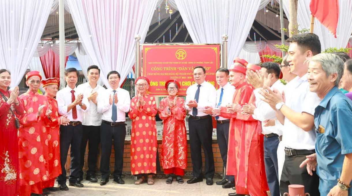 Điểm sáng công trình “Dân vận khéo” phường Thanh liệt và xã Đại Thanh Điểm sáng công trình “Dân vận khéo” phường Thanh liệt và xã Đại Thanh