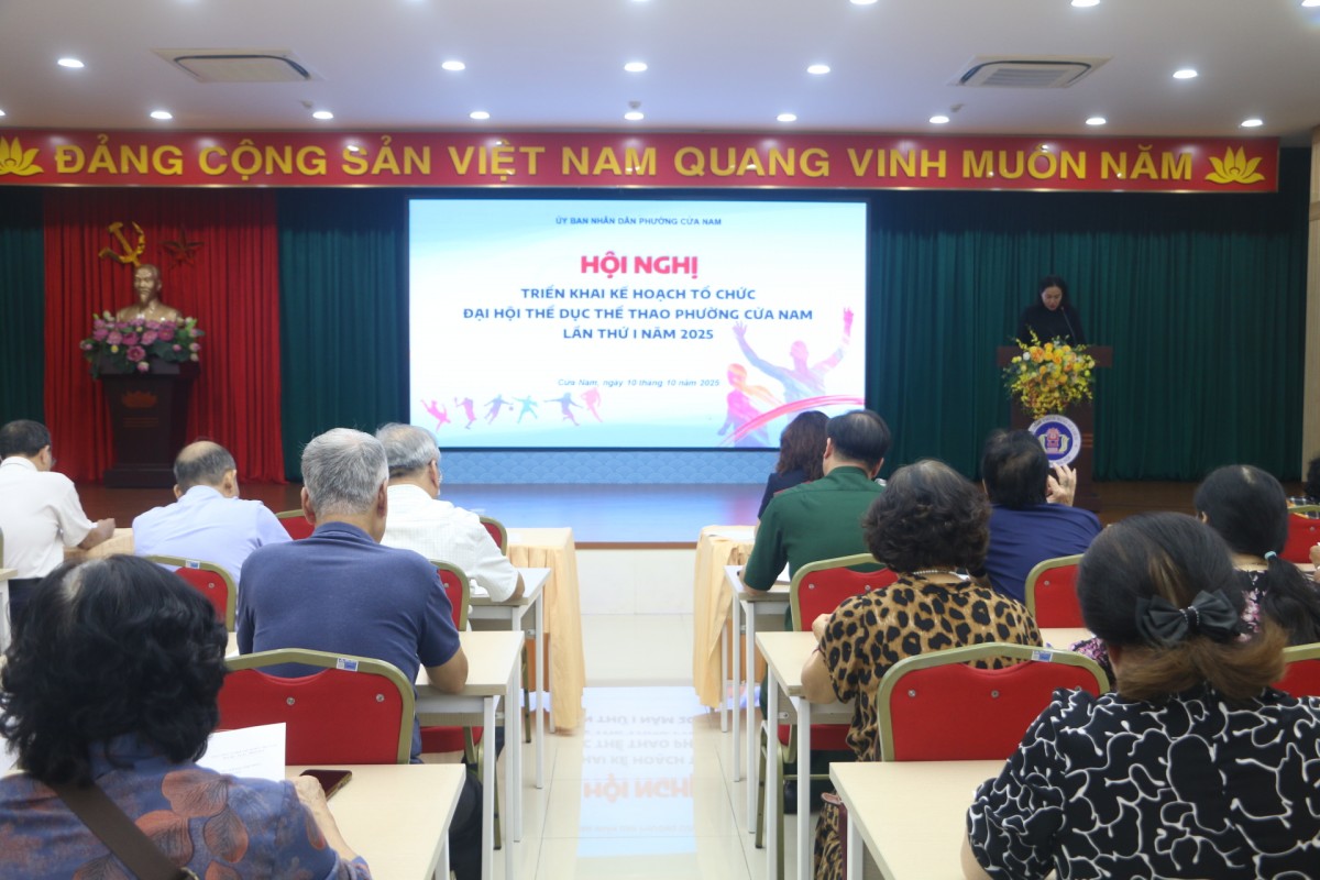 Khoảng 2.000 người sẽ tham gia Đại hội Thể dục thể thao phường Cửa Nam lần thứ 1