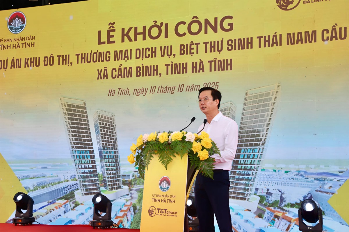 T&T Group khởi công Khu đô thị sinh thái 50 ha tại Hà Tĩnh