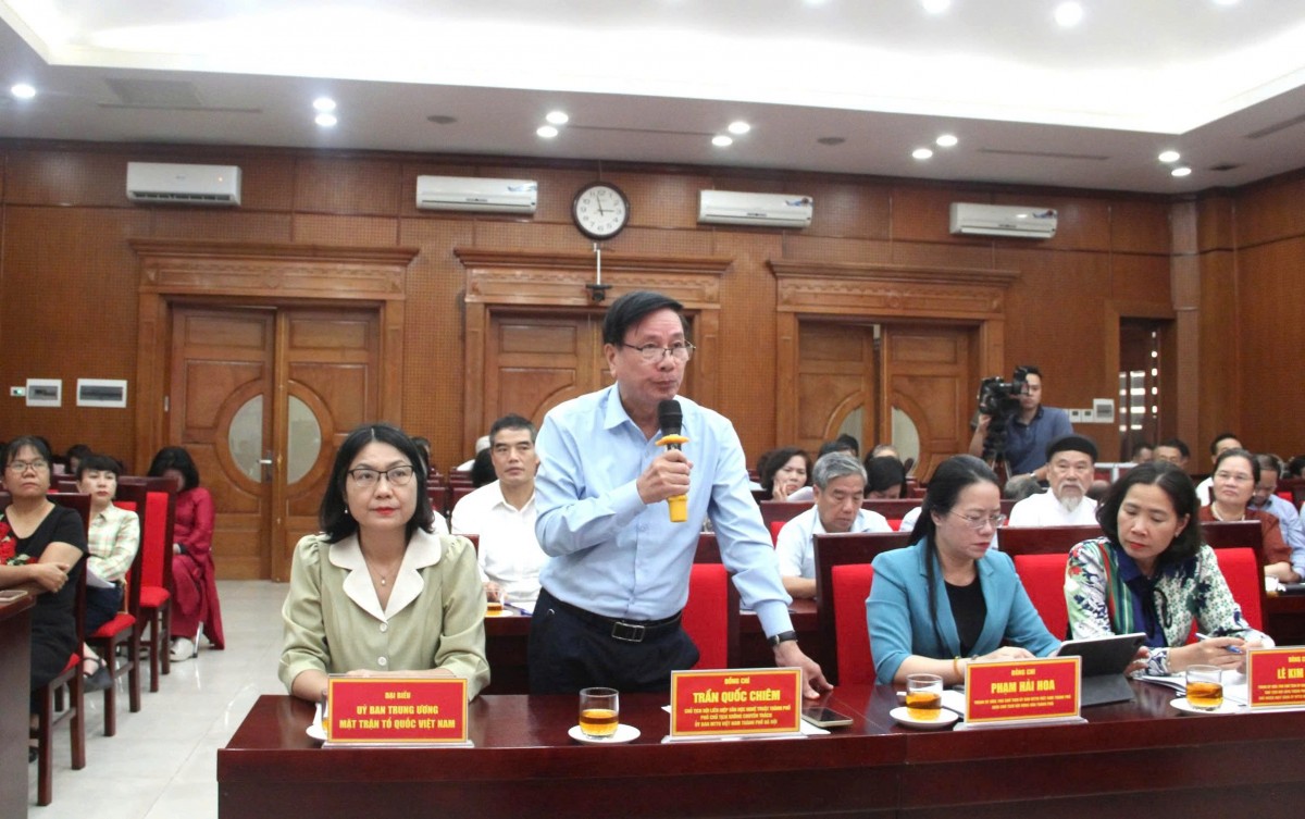 Ủy viên Ủy ban MTTQ Việt Nam thành phố Hà Nội thông  qua Đề án nhân sự trình Đại hội