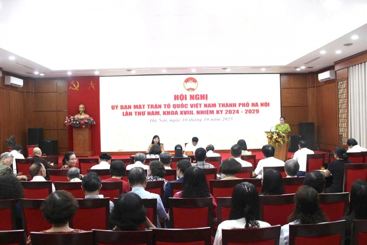 Ủy viên Ủy ban MTTQ Việt Nam thành phố Hà Nội “chốt” thông qua Đề án nhân sự trình Đại hội