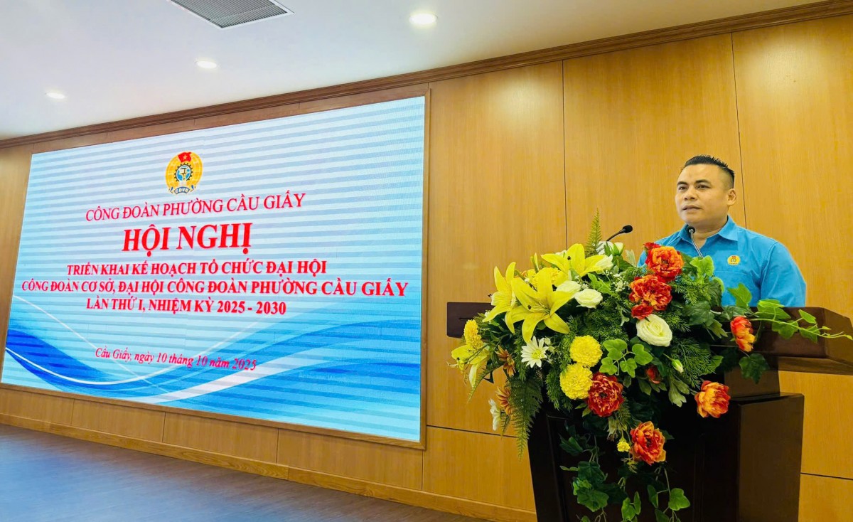 Cầu Giấy: Sẵn sàng cho Đại hội Công đoàn phường lần thứ I