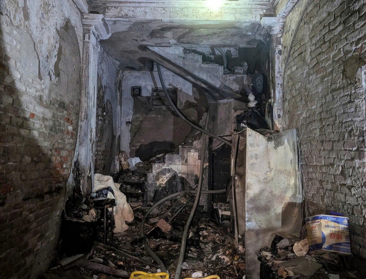 Khẩn trương khắc phục hậu quả vụ cháy tại ngõ 180 Kim Hoa