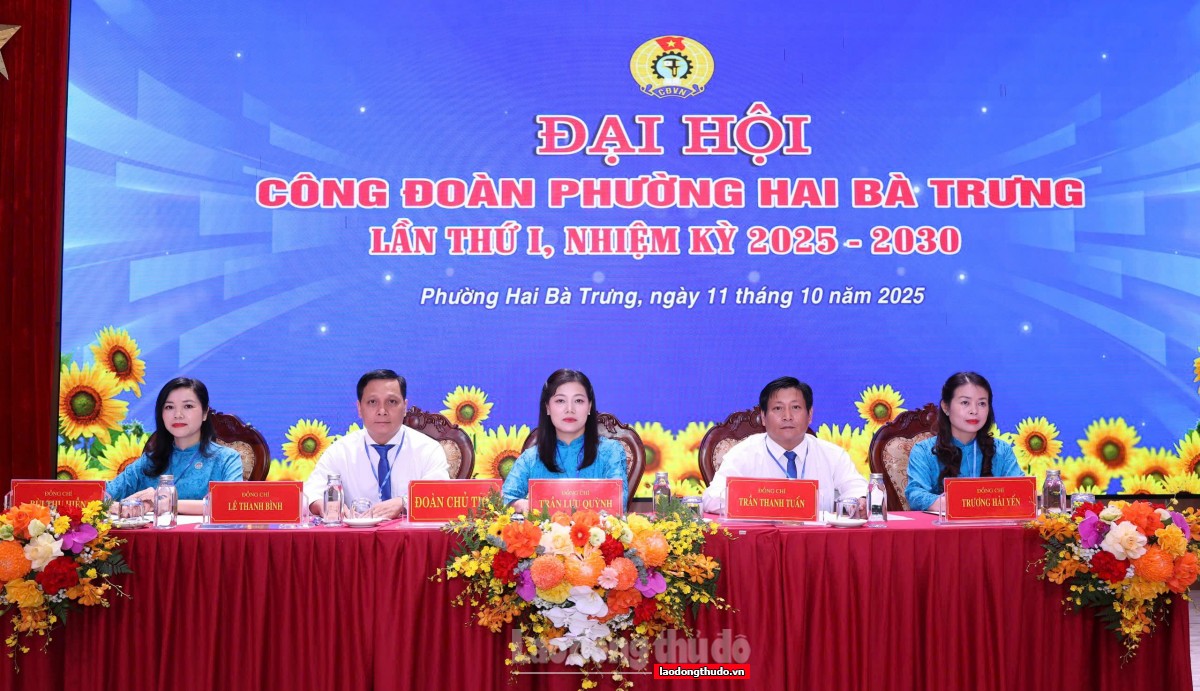 Công đoàn phường Hai Bà Trưng quyết tâm đổi mới, sáng tạo, xây dựng tổ chức vững mạnh Công đoàn phường Hai Bà Trưng quyết tâm đổi mới, sáng tạo, xây dựng tổ chức vững mạnh