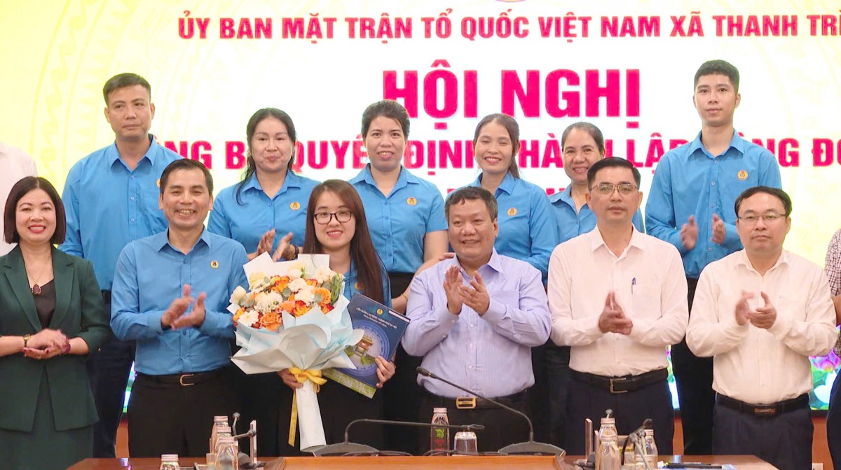 Thanh Trì: Thành lập Công đoàn xã là một dấu mốc quan trọng Thanh Trì: Thành lập Công đoàn xã là một dấu mốc quan trọng