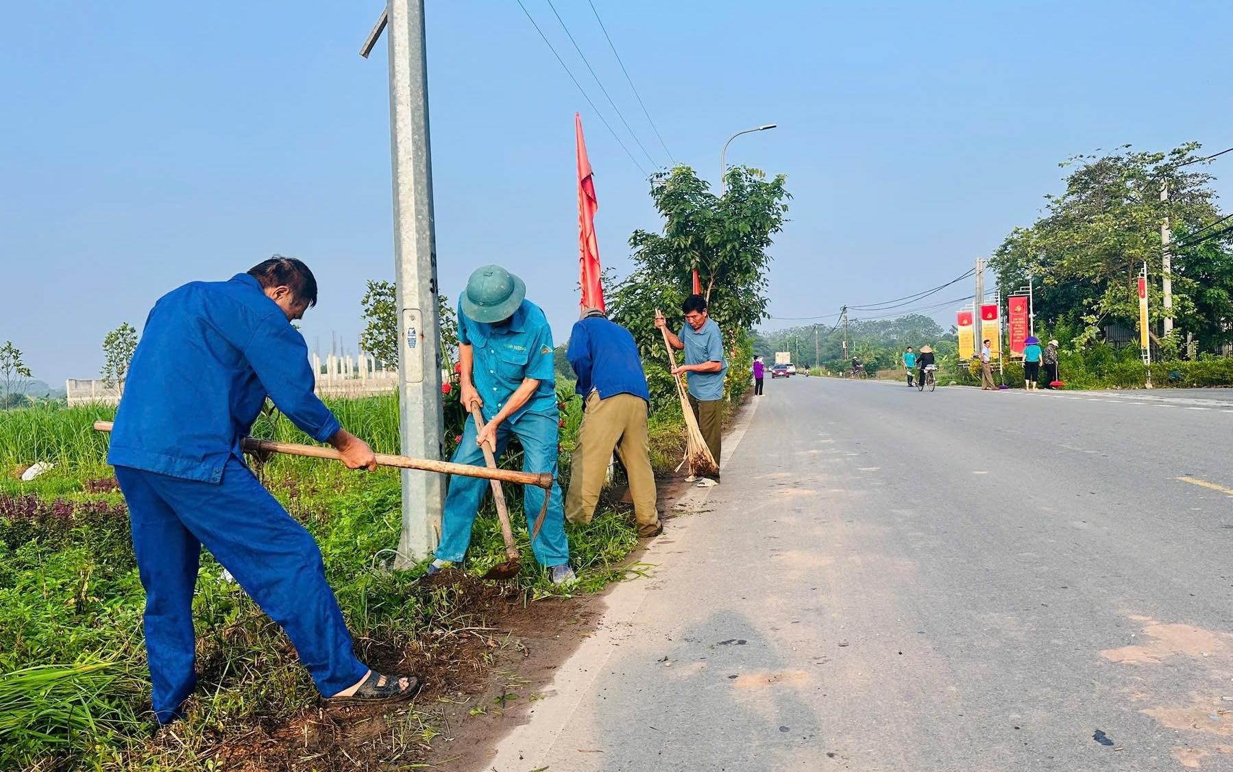 Cán bộ Mặt trận, đoàn viên, hội viên cùng nhân dân tích cực hưởng ứng “Ngày Cuối tuần xanh”