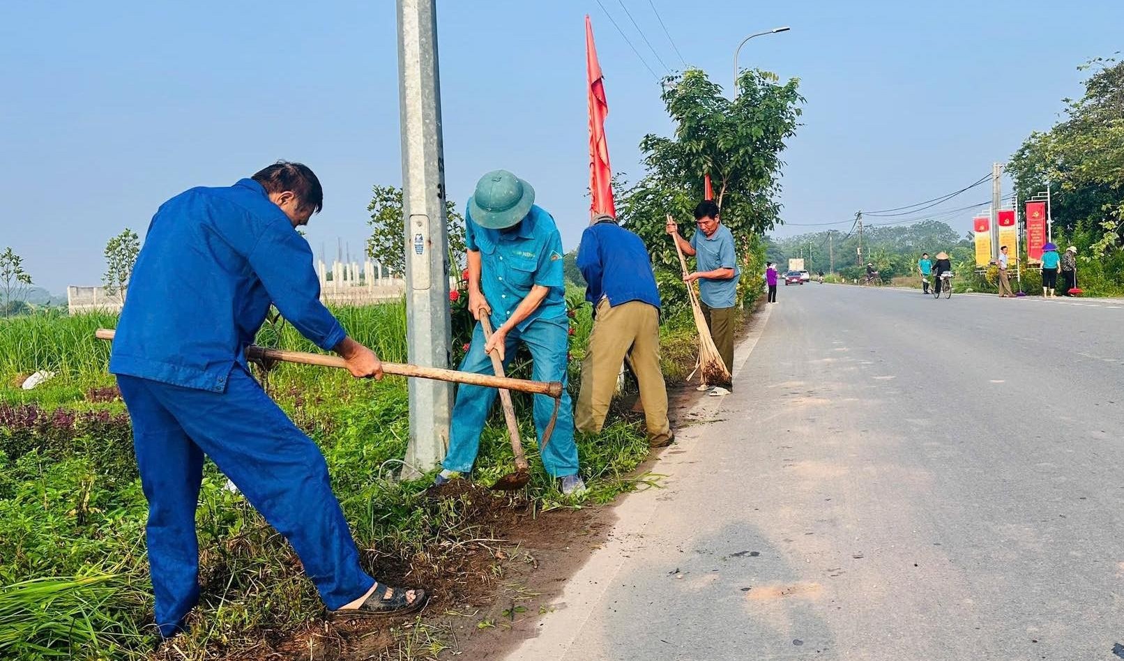 Cán bộ Mặt trận, đoàn viên, hội viên cùng nhân dân tích cực hưởng ứng “Ngày Cuối tuần xanh”