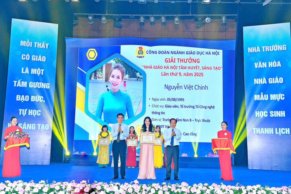 Công đoàn Trường Mầm non B Hà Nội: Đổi mới để nâng cao chất lượng giáo dục toàn diện Công đoàn Trường Mầm non B Hà Nội: Đổi mới để nâng cao chất lượng giáo dục toàn diện