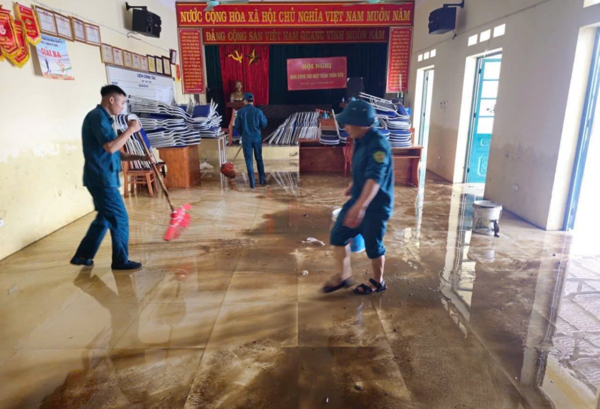 Chủ động phòng dịch, bệnh truyền nhiễm sau bão lũ