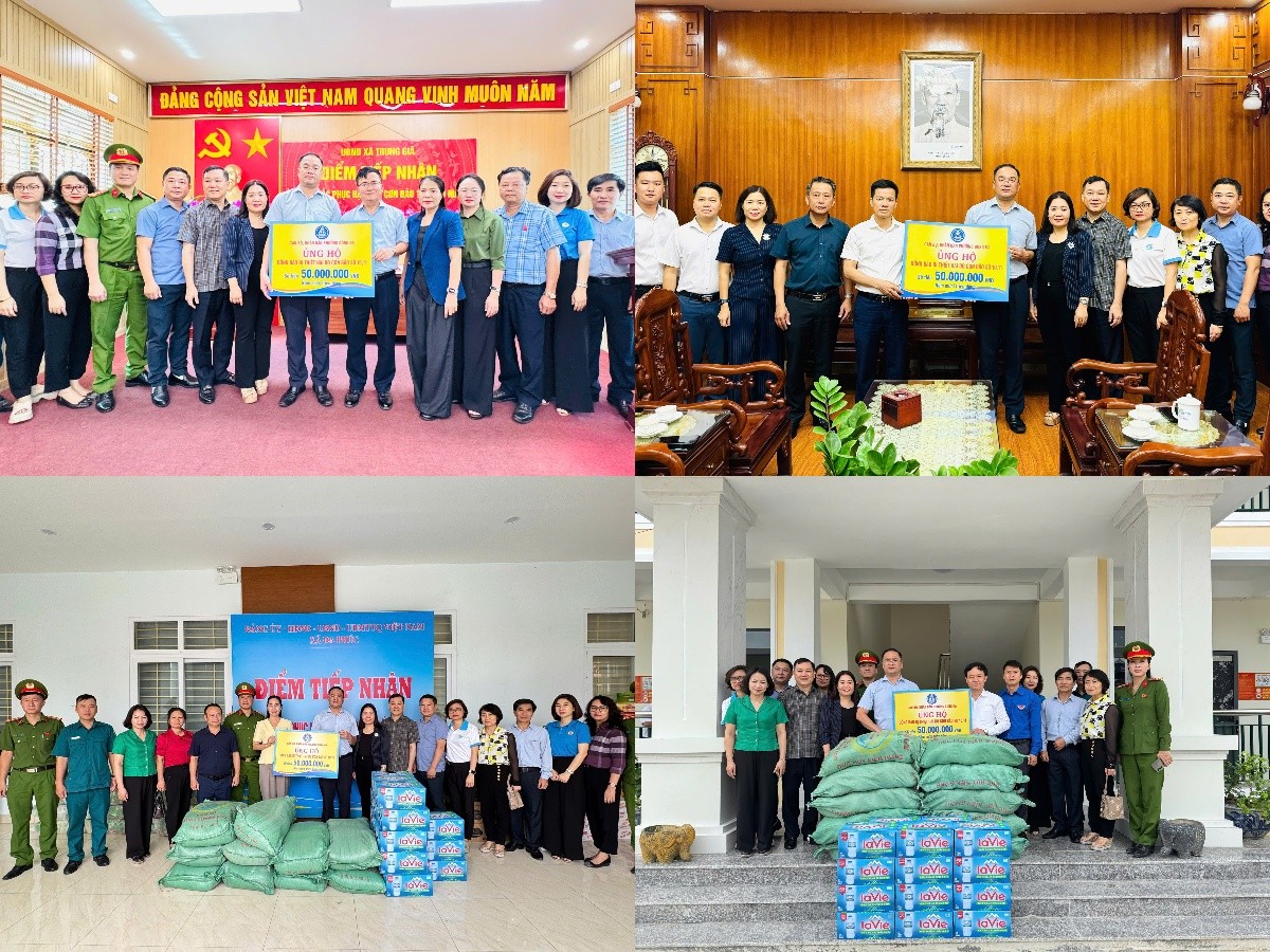 Phường Đống Đa chung tay cùng 4 xã vùng ngoại thành khắc phục hậu quả ngập lụt