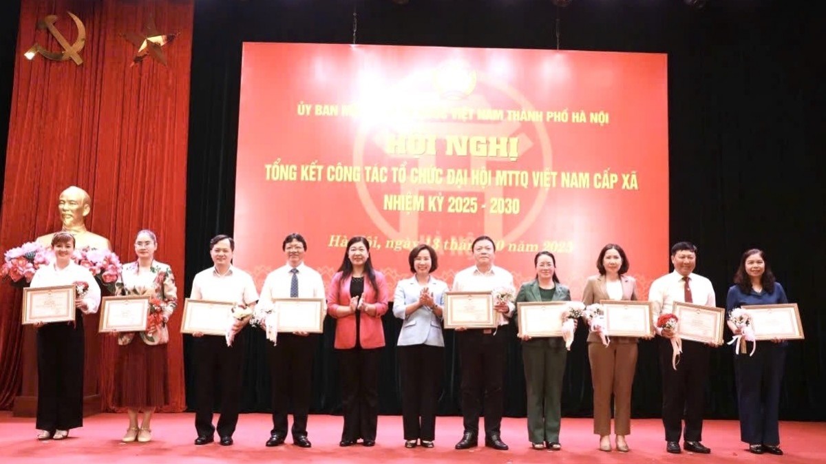 Hà Nội: 100% Ủy ban MTTQ Việt Nam cấp xã tổ chức thành công Đại hội