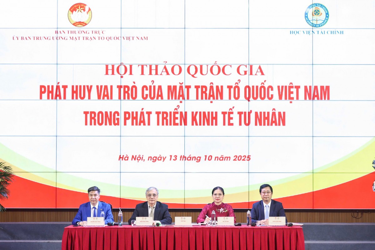 Phát huy vai trò của Mặt trận Tổ quốc Việt Nam trong phát triển kinh tế tư nhân Phát huy vai trò của Mặt trận Tổ quốc Việt Nam trong phát triển kinh tế tư nhân