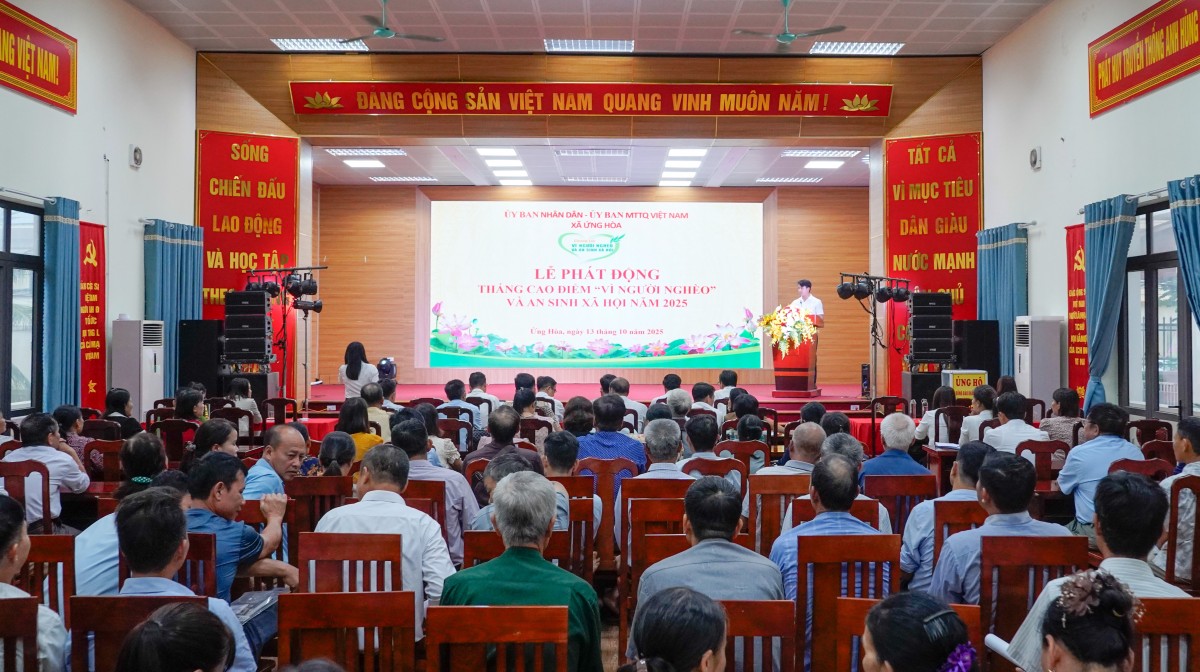 Xã Ứng Hòa: Phát động tháng cao điểm 