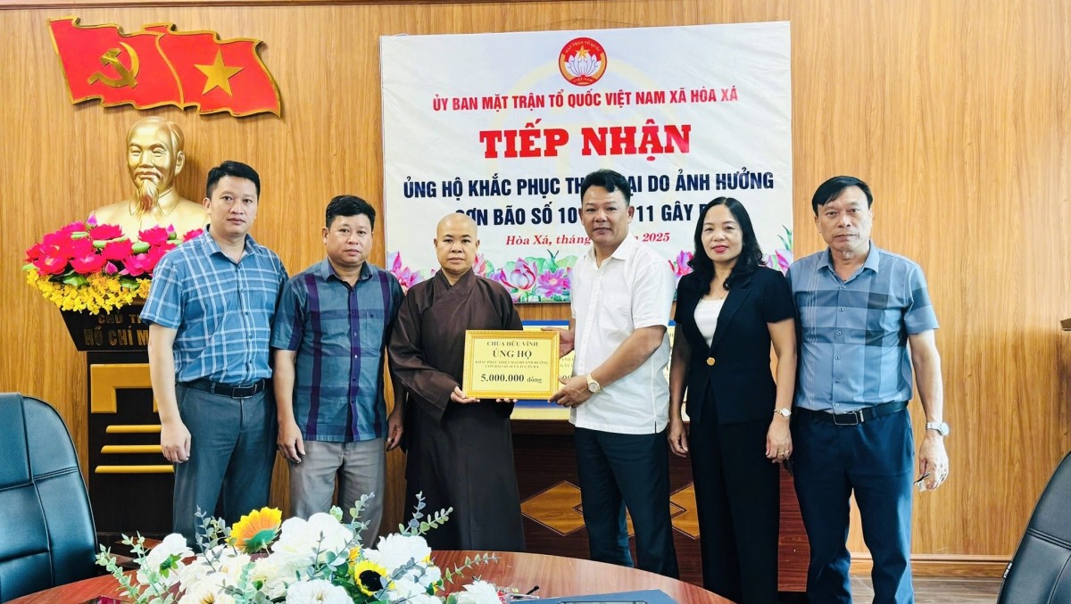 Hòa Xá chung tay giúp đỡ đồng bào bị ảnh hưởng bởi bão số 10 và 11 Xã Hòa Xá chung tay giúp đỡ đồng bào bị ảnh hưởng bởi bão số 10 và 11