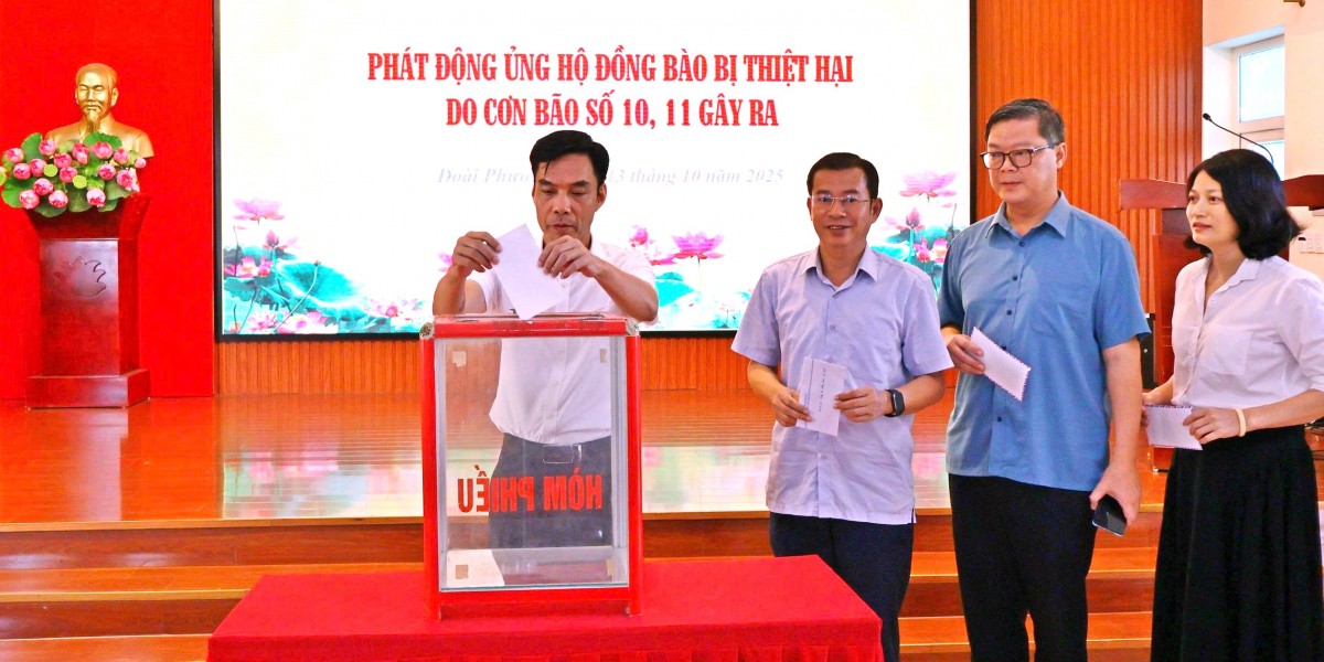 Các địa phương ngoại thành Thủ đô hướng về đồng bào vùng bão lũ