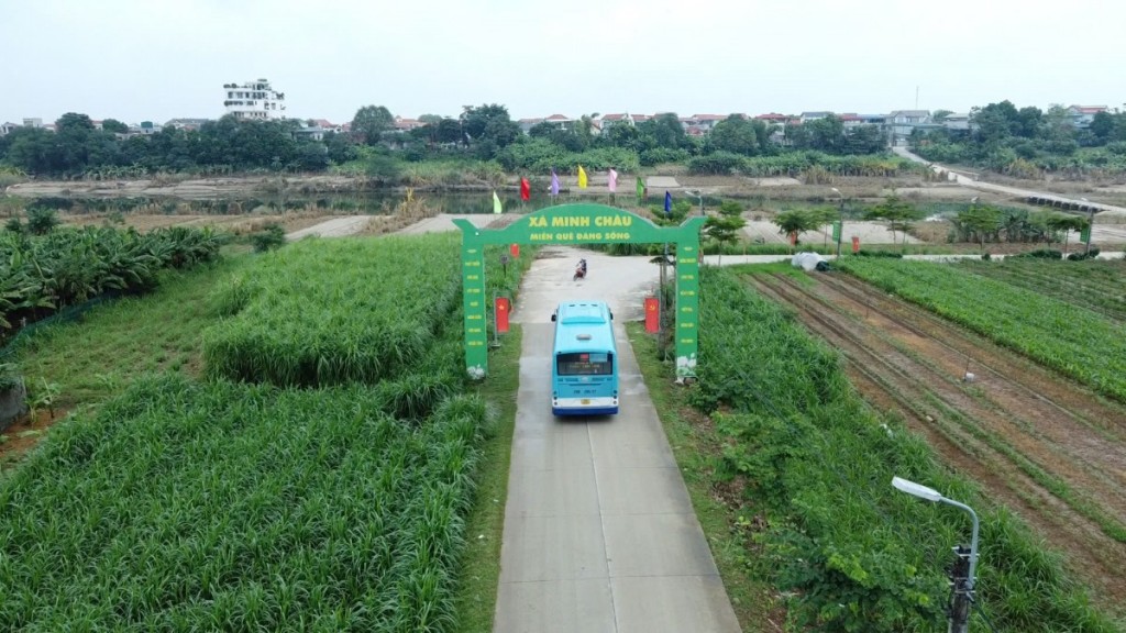 Khai trương tuyến xe buýt 20ATC kết nối xã đảo Minh Châu với trung tâm Thủ đô Hà Nội