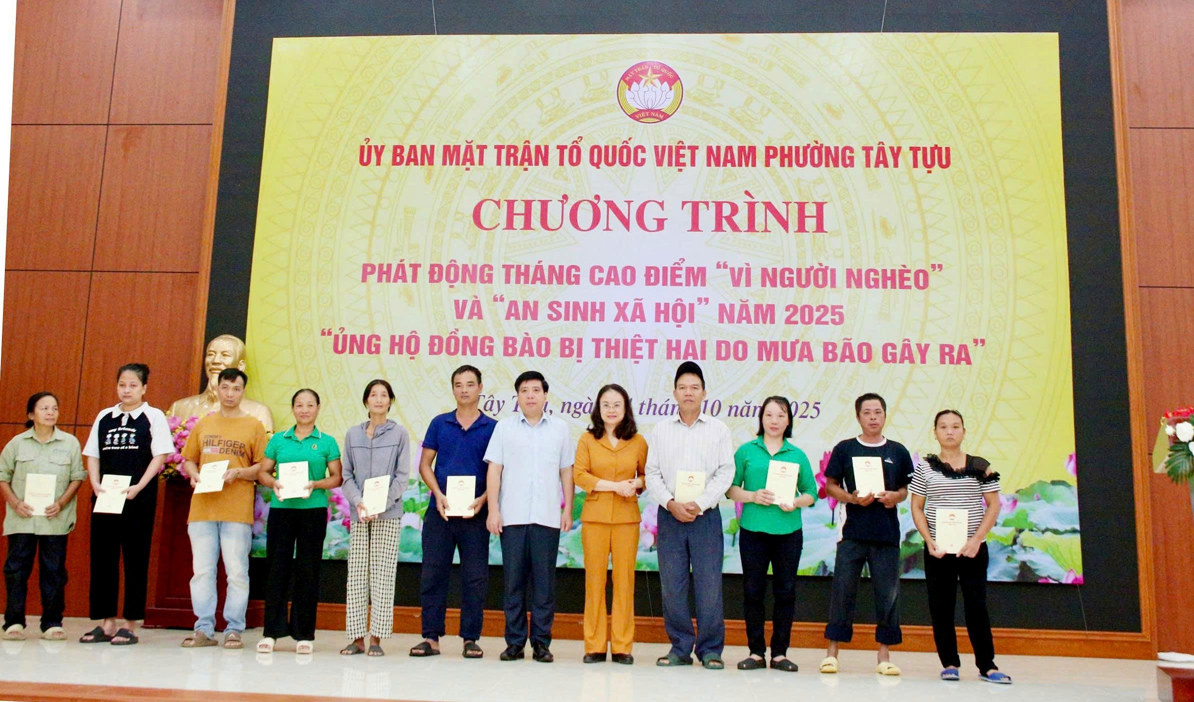 Phường Tây Tựu phát động Tháng cao điểm “Vì người nghèo”