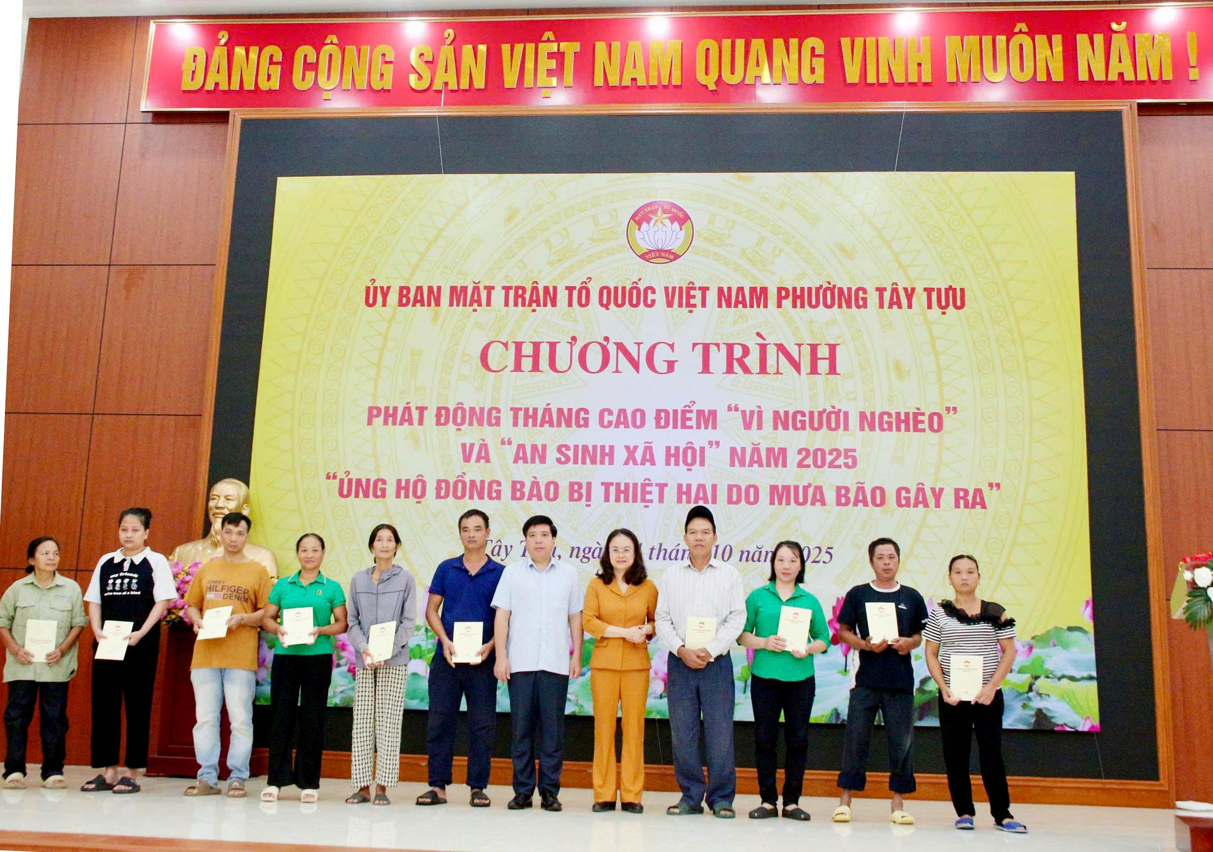 Phường Tây Tựu phát động Tháng cao điểm “Vì người nghèo”