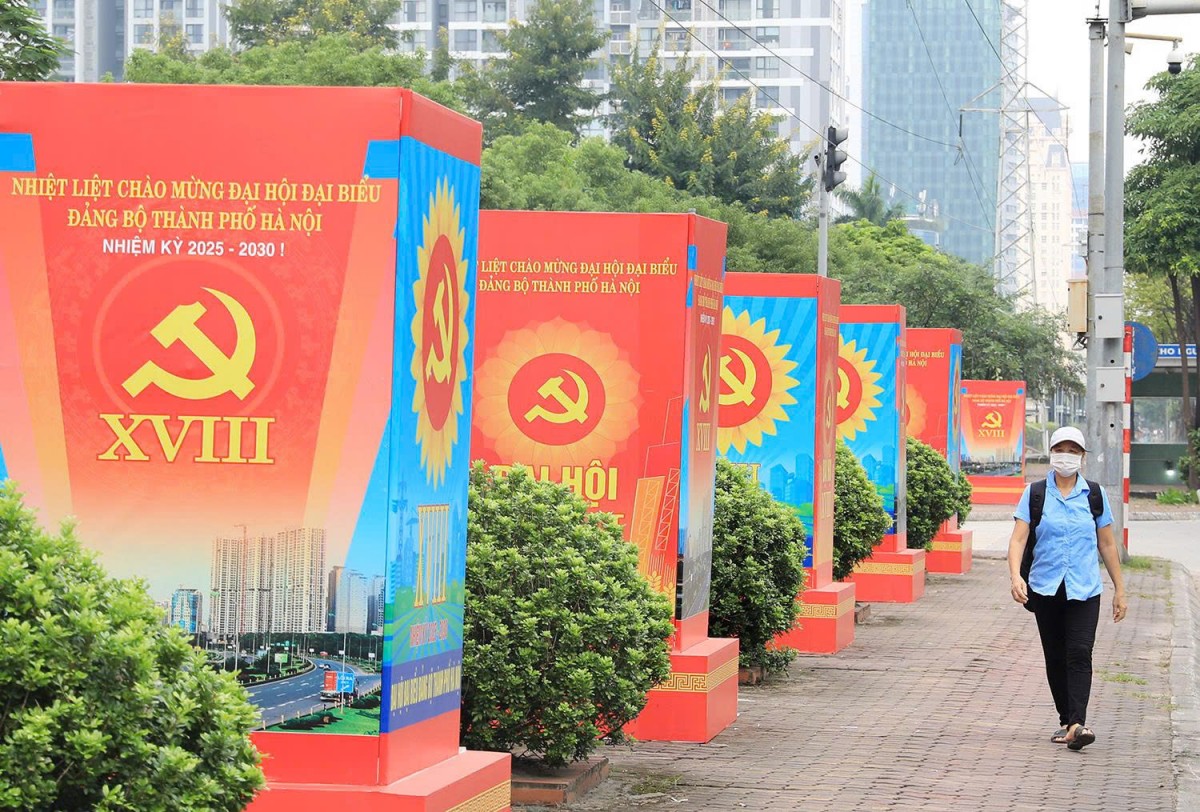 Chiều nay (15/10), Đại hội đại biểu Đảng bộ thành phố Hà Nội lần thứ XVIII tiến hành phiên trù bị