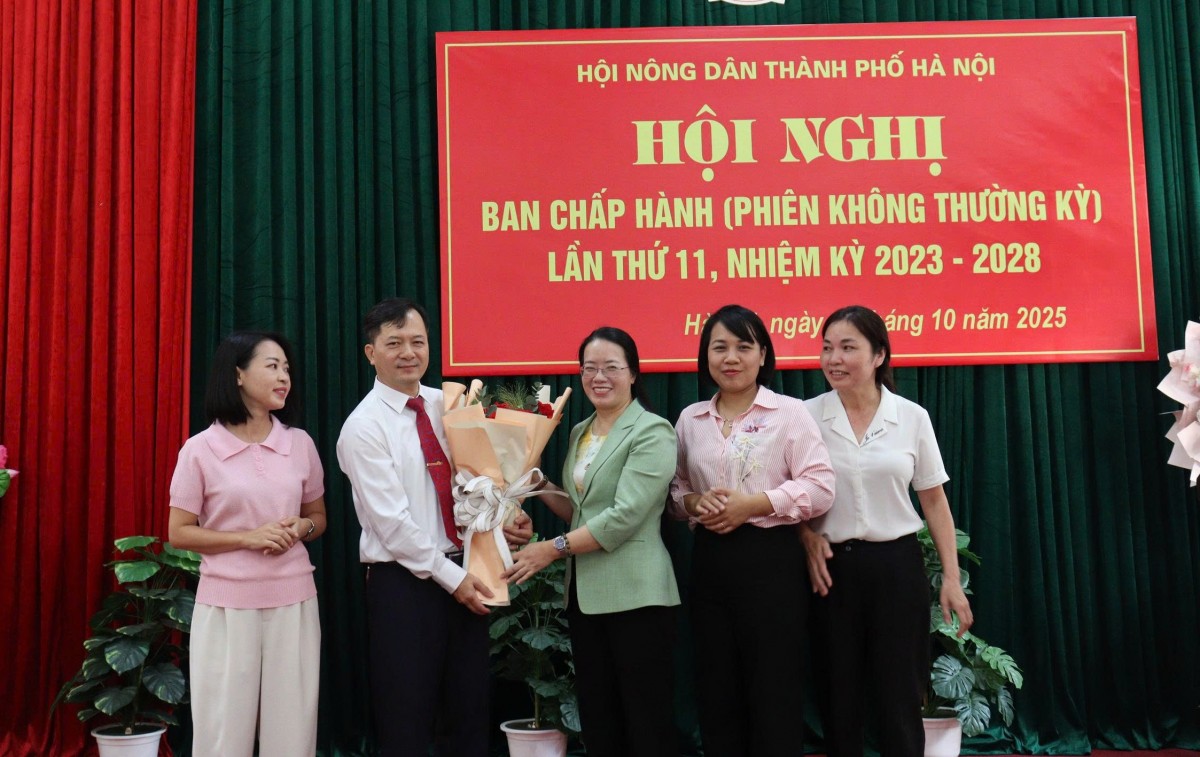 Ông Trương Văn Nhung giữ chức Phó Chủ tịch Hội Nông dân thành phố Hà Nội, nhiệm kỳ 2023 - 2028