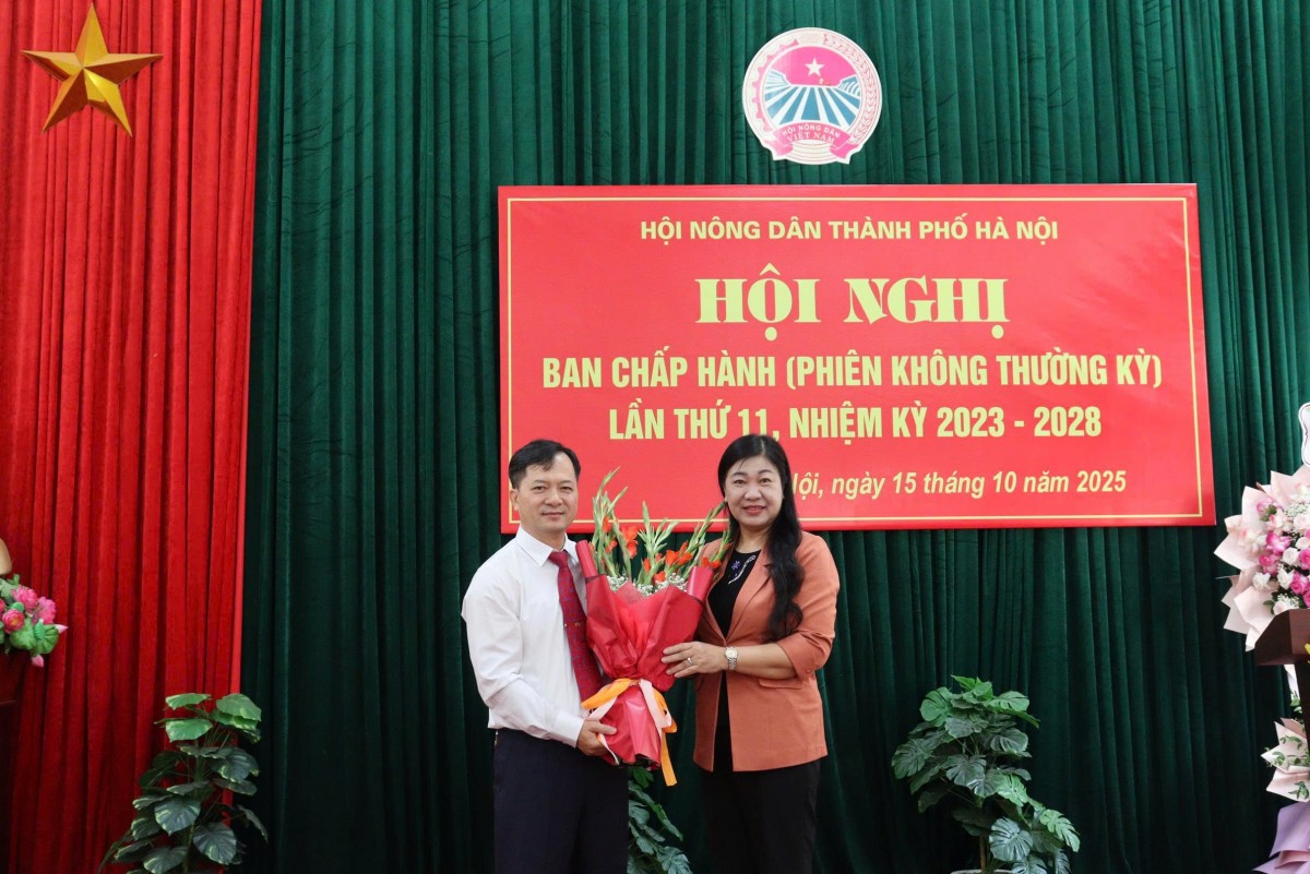 Ông Trương Văn Nhung giữ chức Phó Chủ tịch Hội Nông dân thành phố Hà Nội, nhiệm kỳ 2023 - 2028