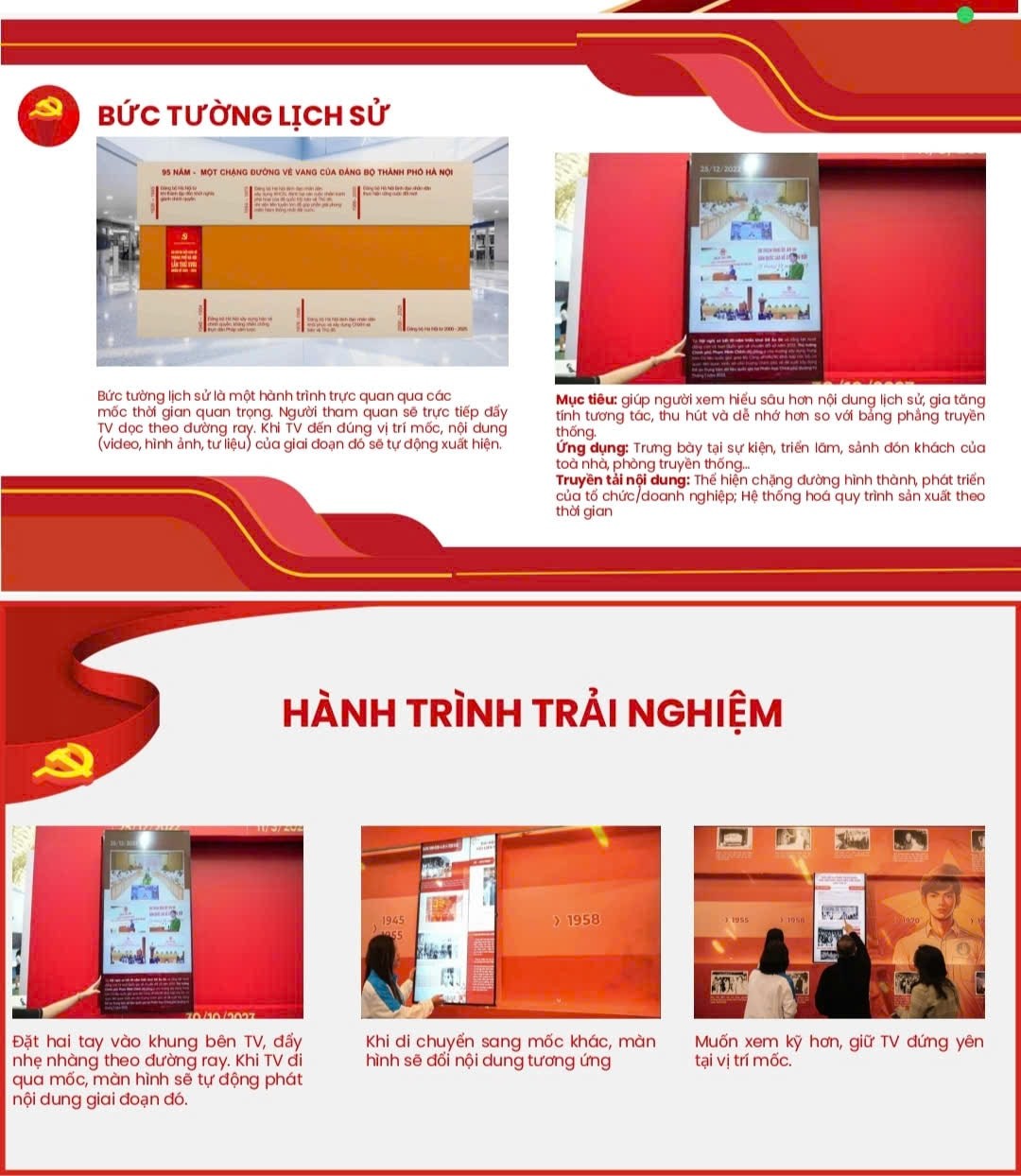 Đại biểu trải nghiệm công nghệ tương tác tại Đại hội XVIII Đảng bộ thành phố Hà Nội Đại biểu trải nghiệm công nghệ tương tác tại Đại hội XVIII Đảng bộ thành phố Hà Nội