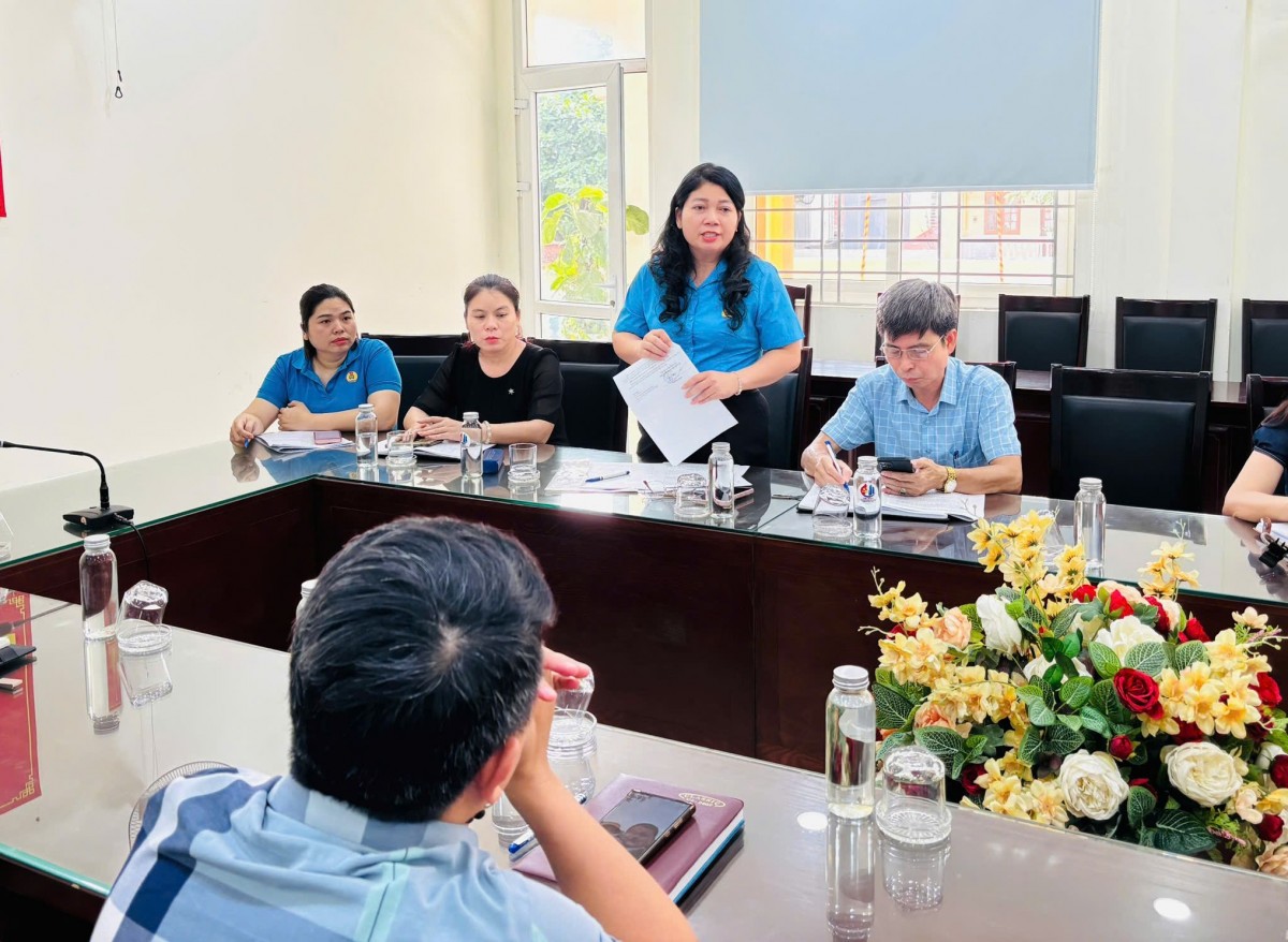 Công đoàn phường Kiến Hưng hoàn thiện đề án nhân sự khóa I, nhiệm kỳ 2025 -2030