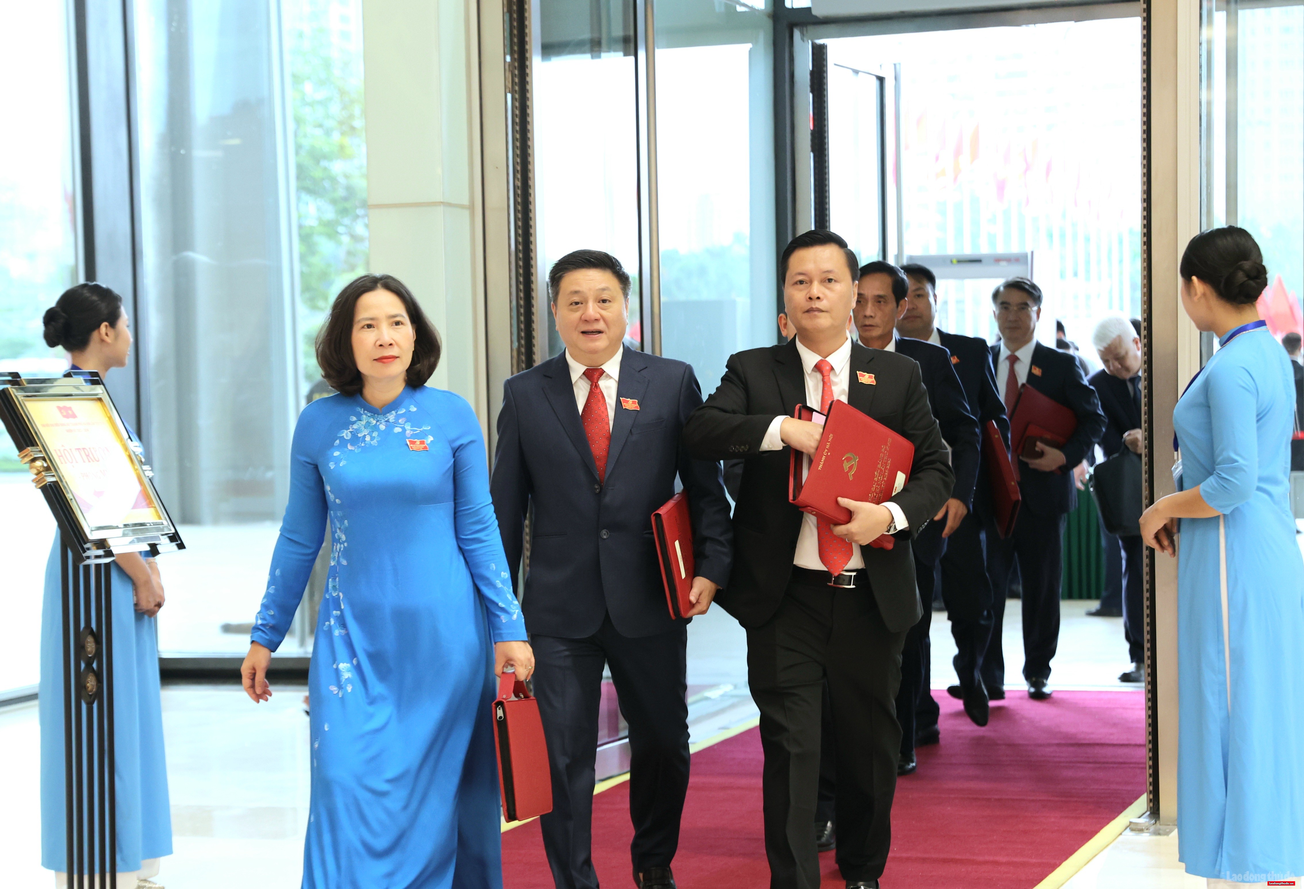 Tổng Bí thư Tô Lâm và các đồng chí lãnh đạo Đảng, Nhà nước dự Đại hội đại biểu Đảng bộ thành phố Hà Nội lần thứ XVIII