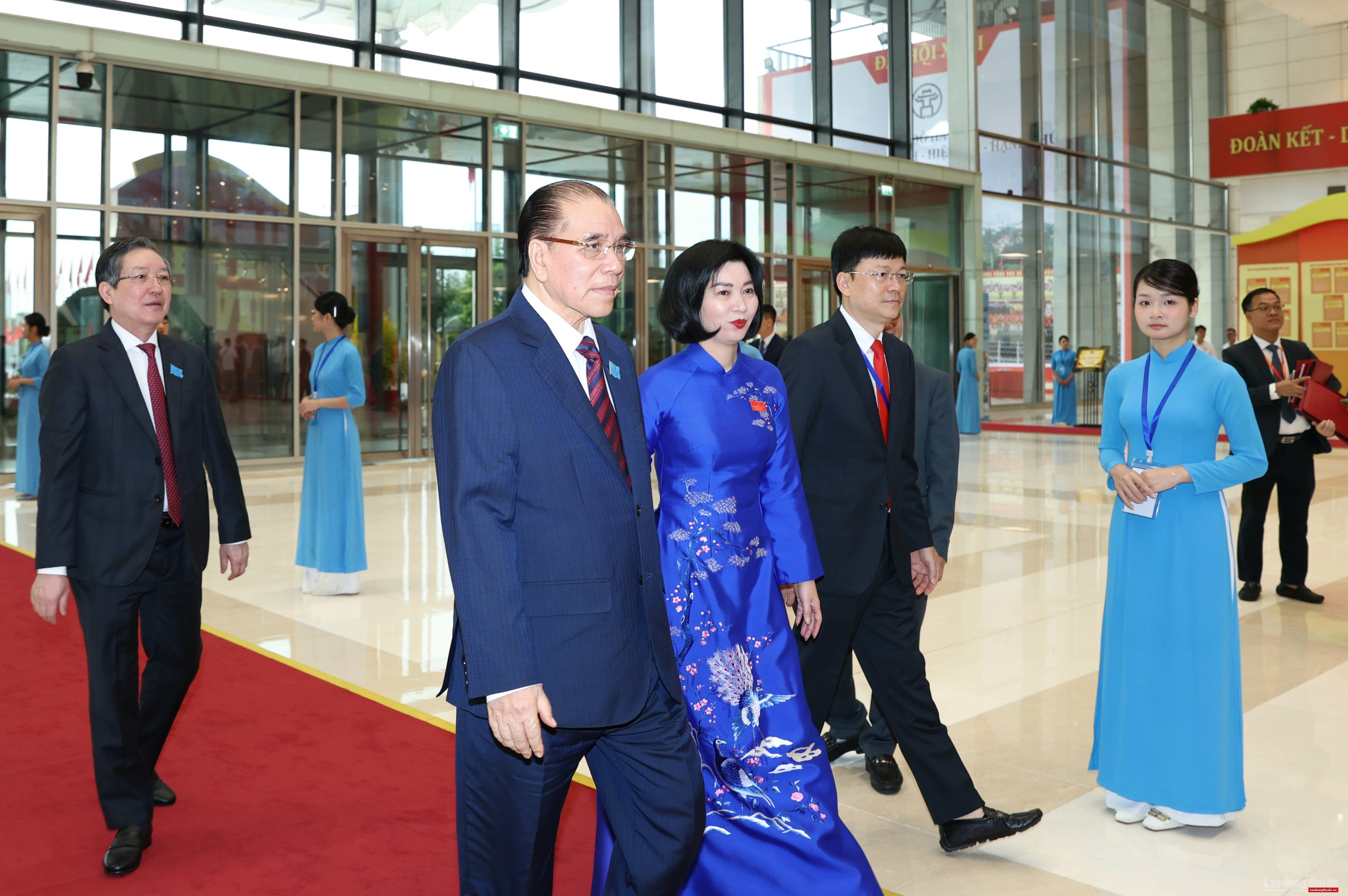 Tổng Bí thư Tô Lâm và các đồng chí lãnh đạo Đảng, Nhà nước dự Đại hội đại biểu Đảng bộ thành phố Hà Nội lần thứ XVIII