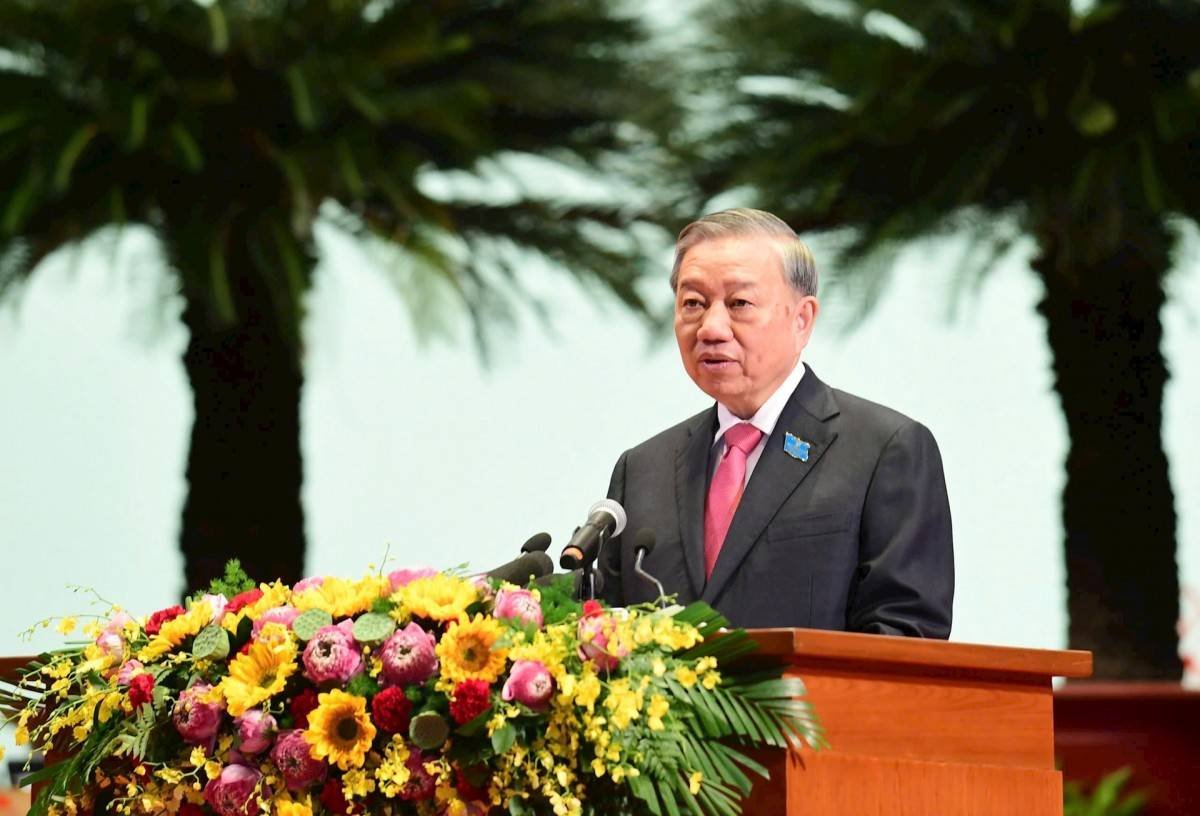 Toàn văn bài phát biểu chỉ đạo của Tổng Bí thư Tô Lâm tại Đại hội đại biểu Đảng bộ thành phố Hà Nội lần thứ XVIII