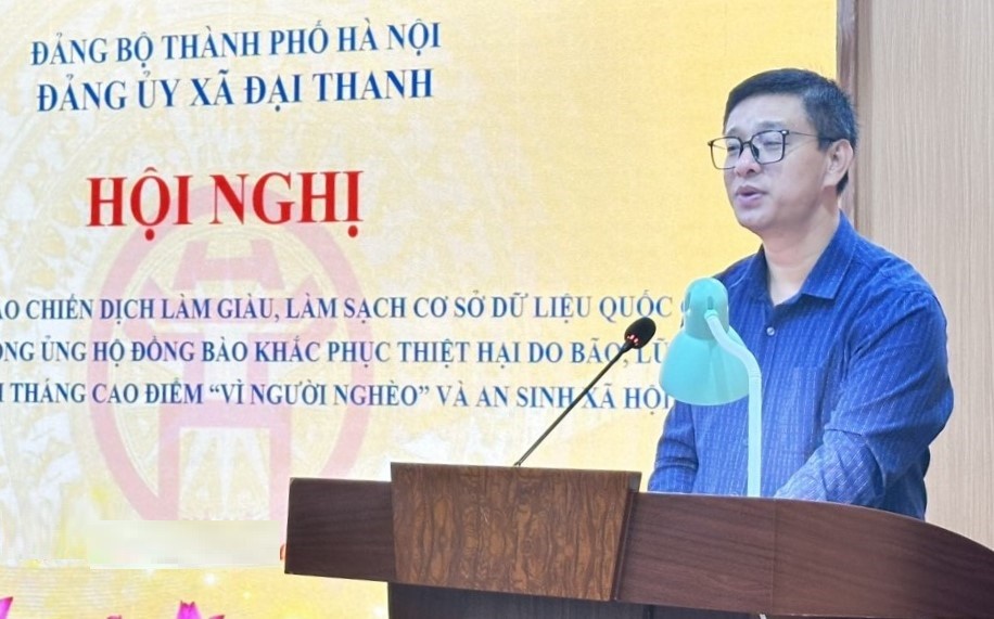 Xã Đại Thanh vào cuộc quyết liệt Chiến dịch 90 ngày làm sạch dữ liệu đất đai