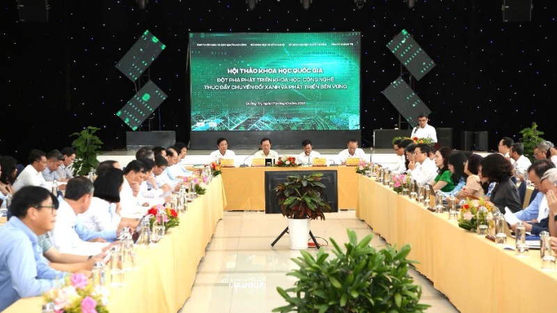 Đột phá phát triển khoa học, công nghệ thúc đẩy chuyển đổi xanh và phát triển bền vững