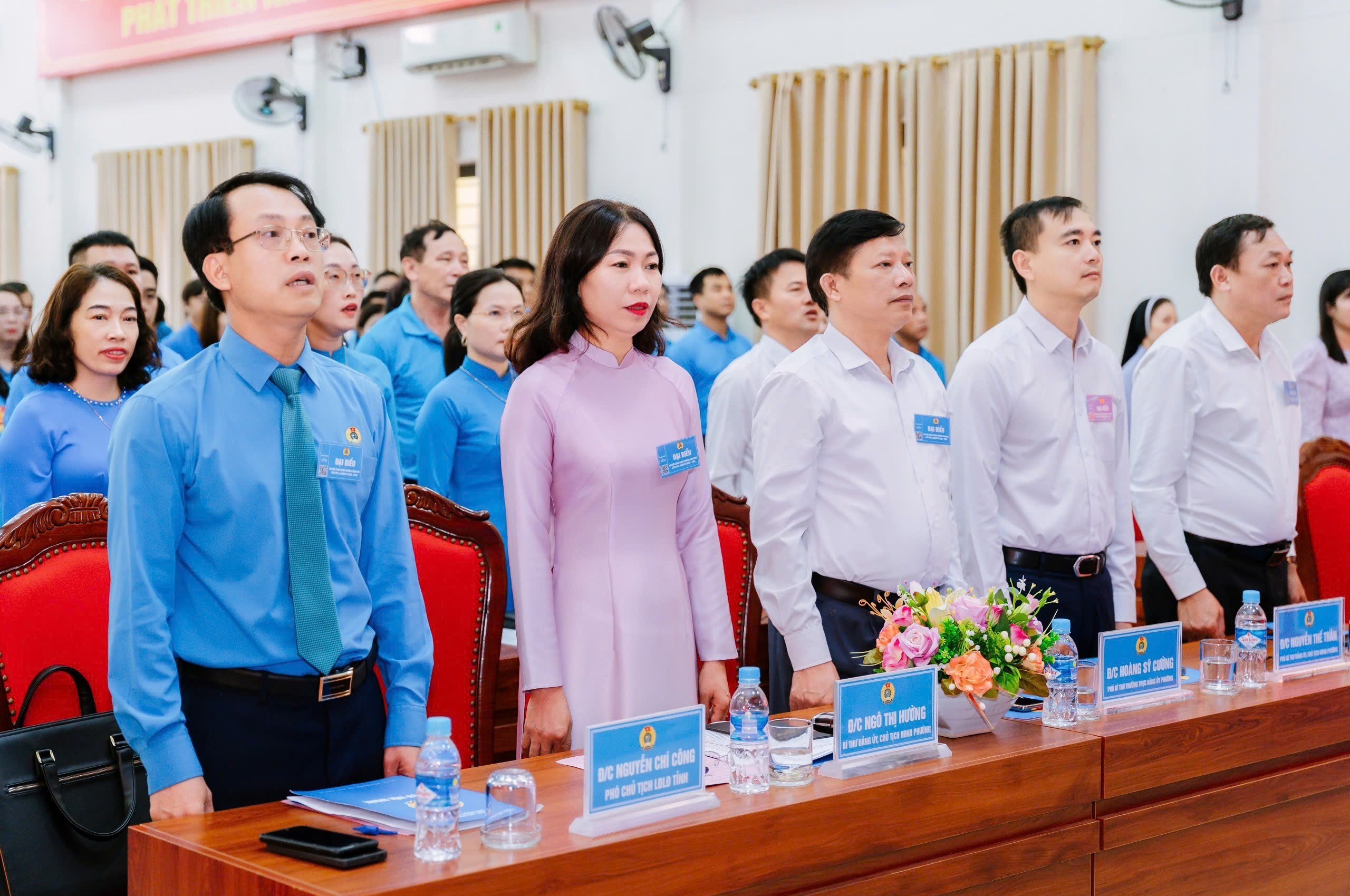 Trang trọng Đại hội Công đoàn phường Vinh Phú lần thứ I, nhiệm kỳ 2025 - 2030