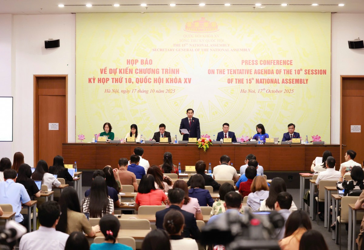 Kỳ họp thứ 10, Quốc hội khóa XV sẽ xem xét, quyết định 66 nội dung, nhóm nội dung