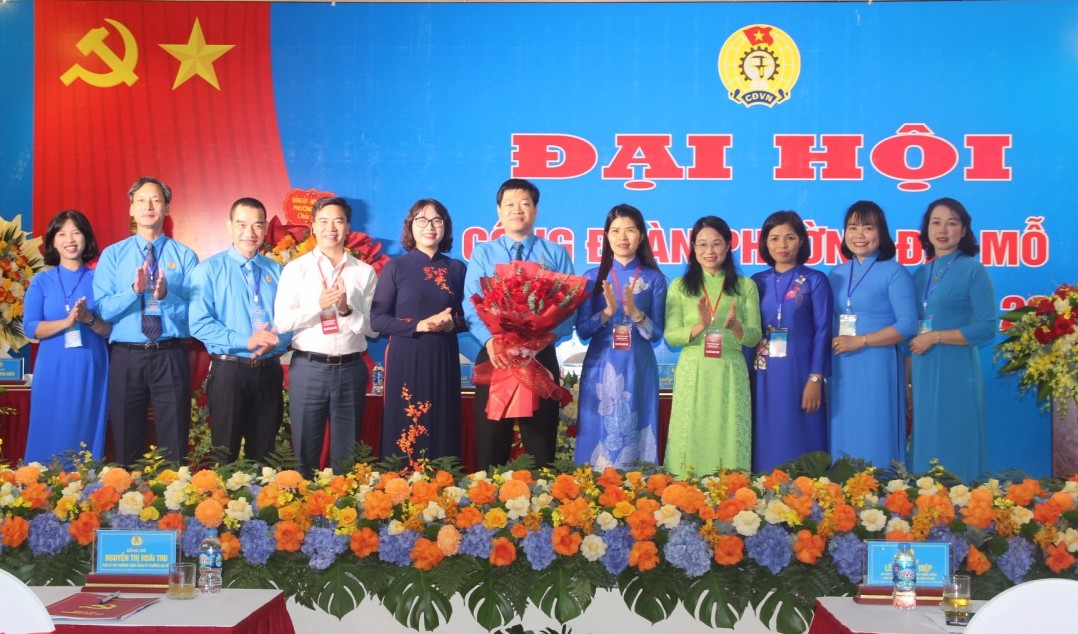 Đại hội Công đoàn phường Đại Mỗ: Đoàn kết - Dân chủ - Kỷ cương - Đổi mới - Phát triển