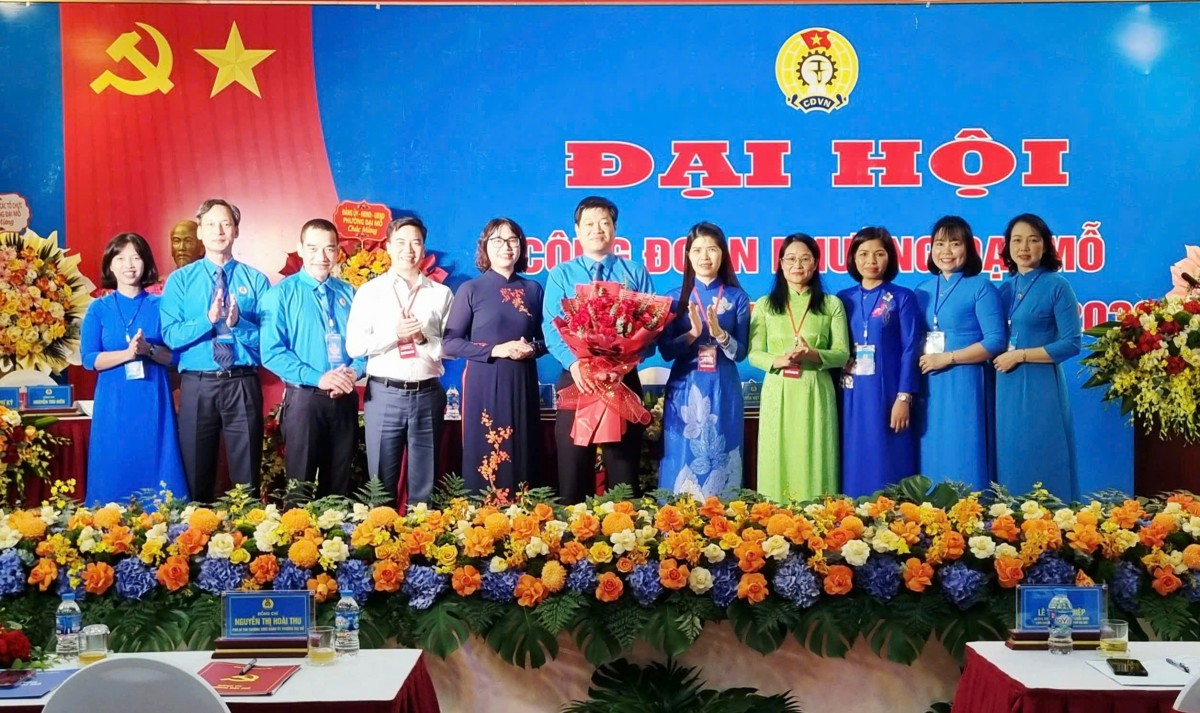 Đại hội Công đoàn phường Đại Mỗ: Đoàn kết - Dân chủ - Kỷ cương - Đổi mới - Phát triển