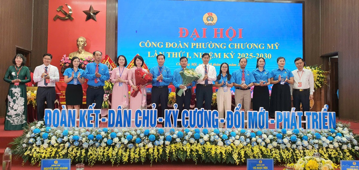 Đại hội Công đoàn phường Chương Mỹ lần thứ nhất thành công tốt đẹp