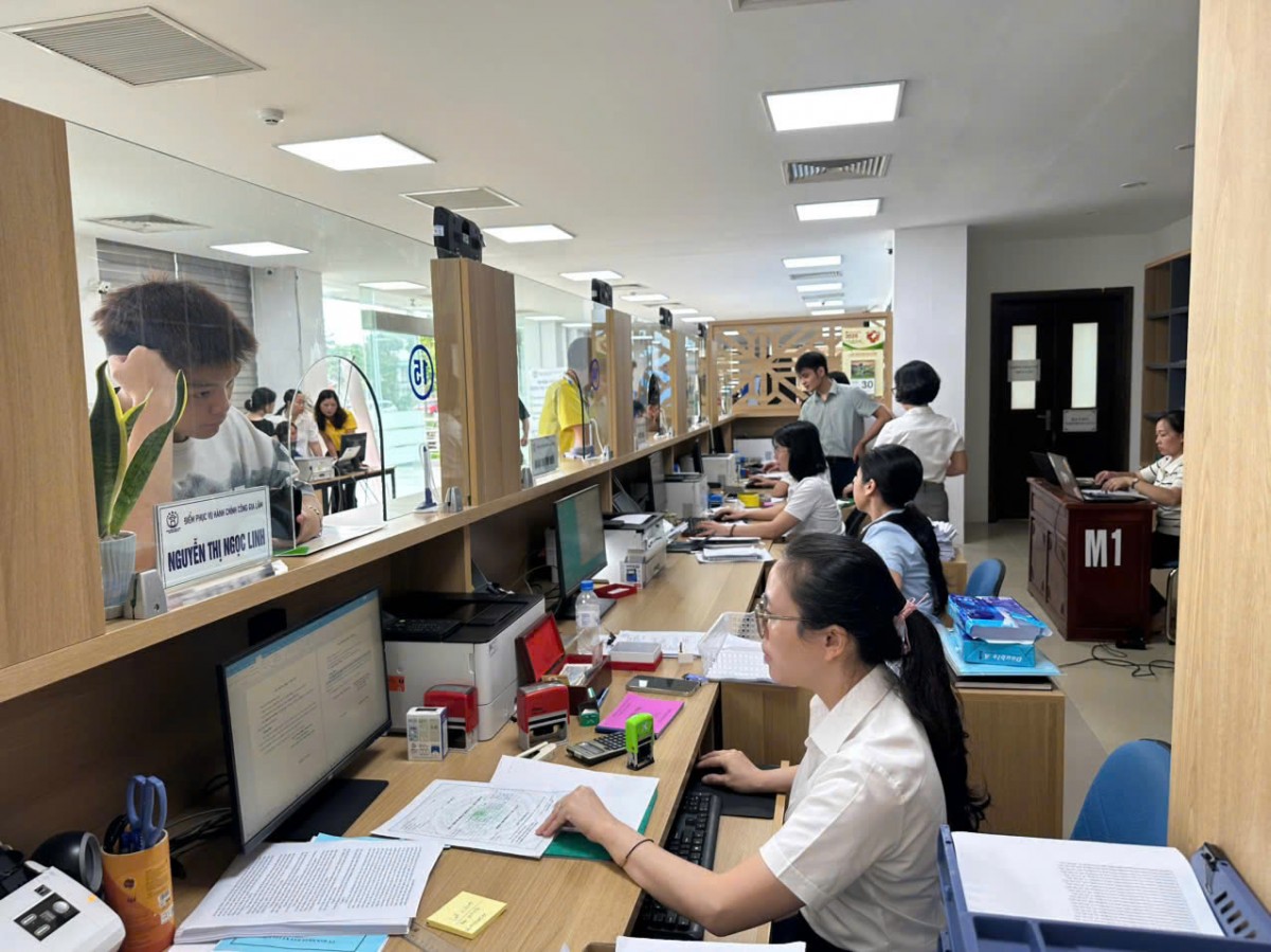 Xã Gia Lâm: Nỗ lực xây dựng môi trường hành chính phục vụ