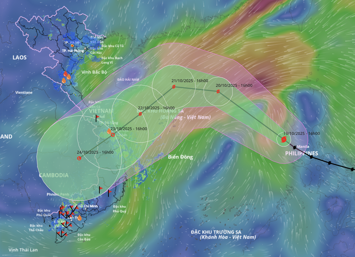 Bão số 12 đang đi nhanh, gây sóng cao và đang tăng cấp bão số 12 - Ảnh 1.