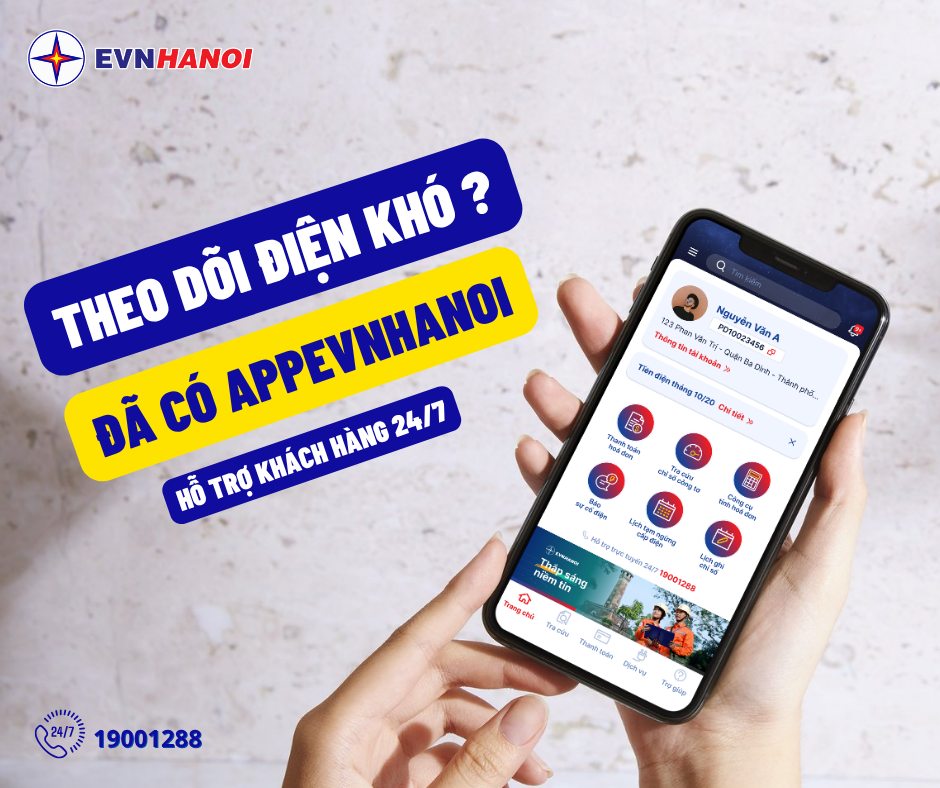 EVNHANOI đẩy mạnh ứng dụng công nghệ số trong lĩnh vực kinh doanh, dịch vụ khách hàng