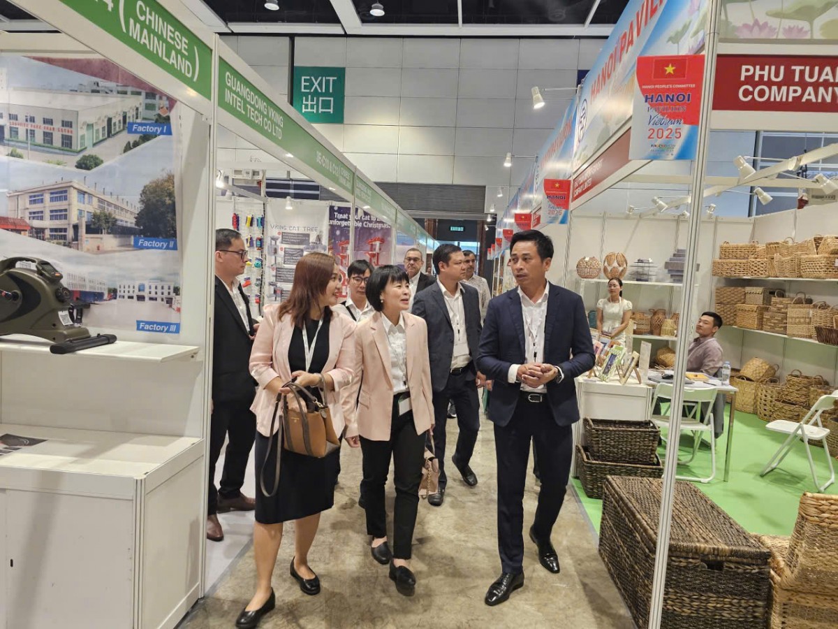 Hà Nội tham gia Hội chợ quốc tế hàng thủ công mỹ nghệ tại Hồng Kông 2025
