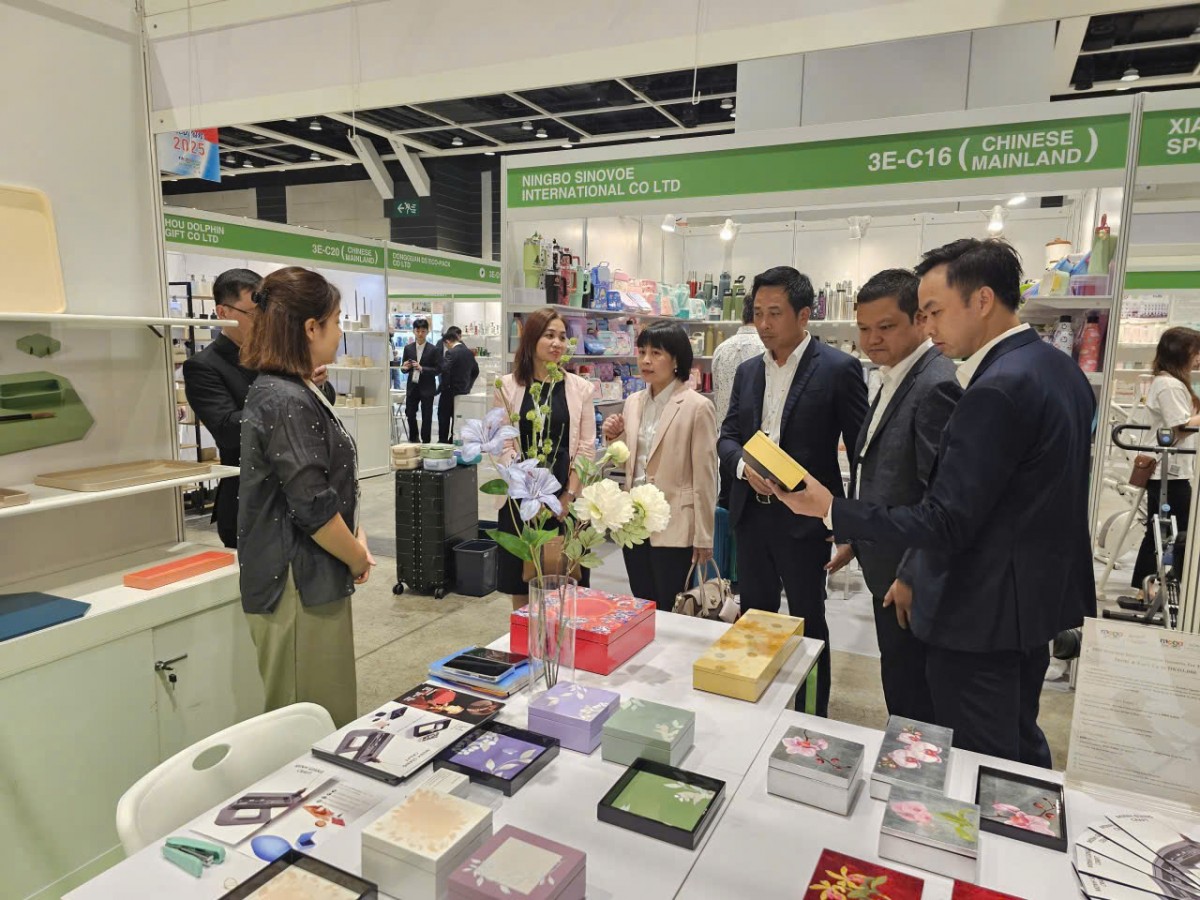 Hà Nội tham gia Hội chợ quốc tế hàng thủ công mỹ nghệ tại Hồng Kông 2025