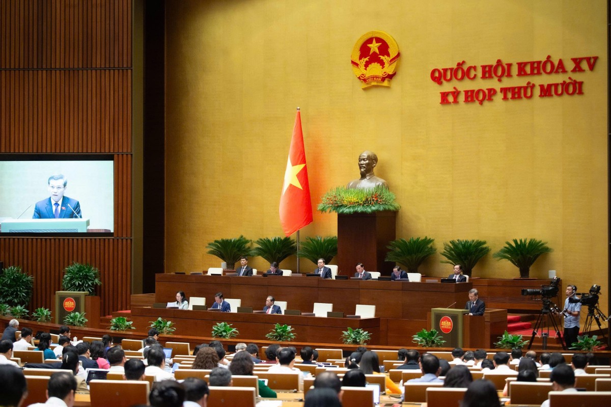 Kỳ họp thứ 10, Quốc hội khóa XV. (Ảnh: QH)