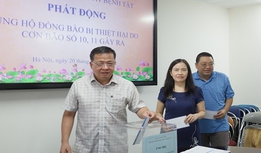 CDC Hà Nội phát động ủng hộ nhân dân bị thiệt hại do bão lụt