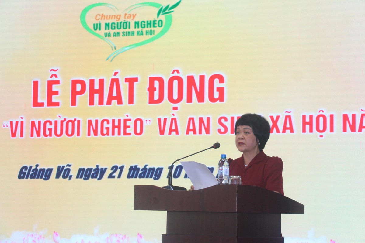 Phường Giảng Võ phát động Tháng cao điểm “Vì người nghèo” và an sinh xã hội năm 2025