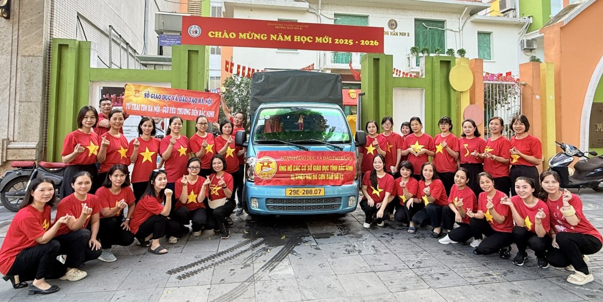 Công đoàn Trường Mầm non B Hà Nội lan tỏa những việc làm ý nghĩa