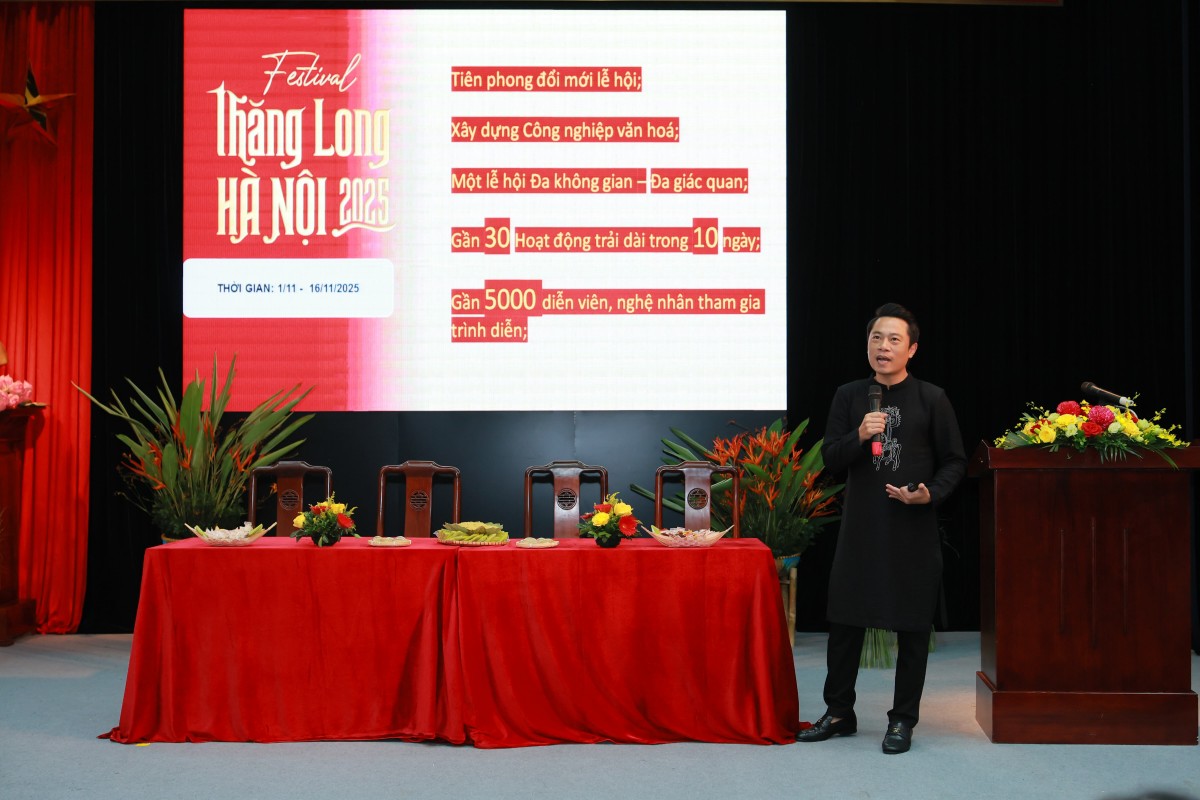 Festival Thăng Long - Hà Nội 2025 kéo dài 16 ngày với 30 hoạt động văn hóa đặc sắc