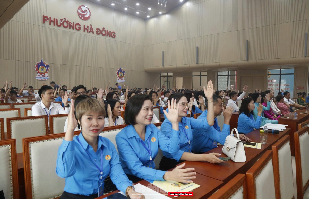 Xây dựng Công đoàn phường Hà Đông vững mạnh, là chỗ dựa tin cậy của người lao động